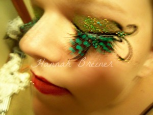 While watching Moulin Rouge, I decided that I really wanted to do a look of the Green Fairy that the troupe sees while drinking Absinthe. 