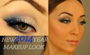 NEW YEAR 2013  BLUE MAKEUP LOOK / НОВОГОДНИЙ МАКИЯЖ 2014