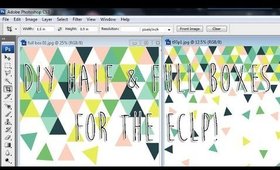 How to Make Half & Full Boxes ♡ Erin Condren Life Planner Tutorial