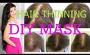 Hair Thinning Treatment for Bald spots and Hair Fall  | DIY GROW HAIR SUPER FAST