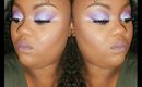Purple Makeup look ft Milani Conceal+Perfect Foundation-@glamhousedivatv