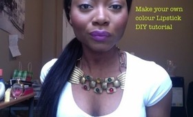 DIY lipstick colour tutorial