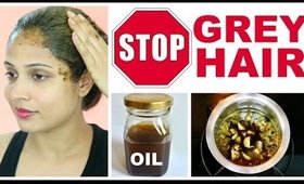 STOP Grey Hair Naturally | 3 Magical Hair Care Tips | ShrutiArjunAnand