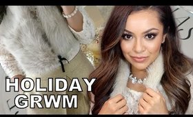 GRWM - Holiday Party | Hair, Makeup + Outfit - TrinaDuhra