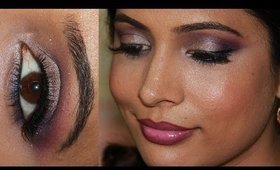 Purple & Taupe Smokey Eyes For Prom/Night Out