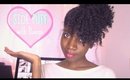 Cute Side Puff with Bangs for "Natural Hair"