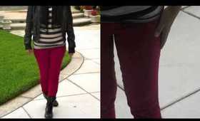 OOTD 2-15-12 How I style my Red jeans