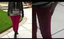 OOTD 2-15-12 How I style my Red jeans