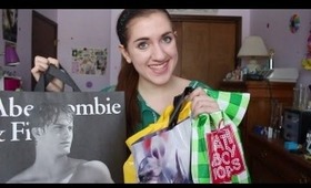 SUPER BARGAIN Haul! :) Abercrombie, F21, H&M, BBW