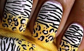 Leopard Nails Zebra Nail Art Designs Ombre Gradient How To With Nails Design Nail Art About