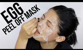 EGG WHITE PEEL OFF MASK | ASIAN BEAUTY PRODUCTS | SCCASTANEDA