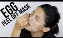 EGG WHITE PEEL OFF MASK | ASIAN BEAUTY PRODUCTS | SCCASTANEDA