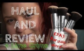 Lime Crime Haul & Ebay Brush Haul and Review