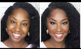 STEP BY STEP: Foundation, contouring & highlight for beginners - Dark Skin