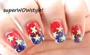 4th Of July Nail Art Tutorial - US flag Nail Designs for Independence Day