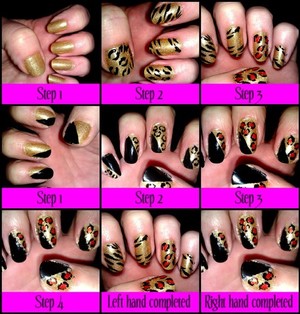 Step by Step how to get Animal print nails