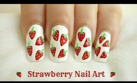 Strawberry Nail Art! (For Beginners)