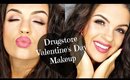 Drugstore Valentine's Day Makeup (Full Coverage!)