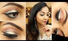 OLIVE GOLD Eyemakeup Tutorial for Weddings/Parties | EASY Makeup Look | Stacey Castanha