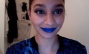 OCC lip tar tutorial-How to get blue glitter lips!!!