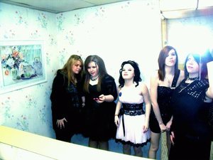 I am in the pink dress, i did not do my hair that day ~sweet 16~