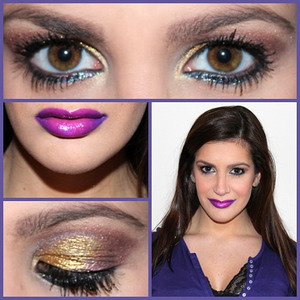 I did this look for a post on my beauty/fashion blog Glamvasion for a cool "night out" look. I hope you enjoy! 