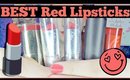 TOP 5 Red Lipsticks | Best red lipsticks! 3 Minute Tuesday