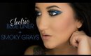 Electric Blue Liner + Grey Smoky Eyes | The Tutorial