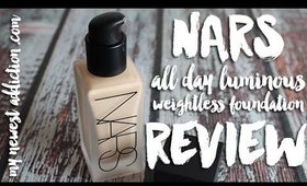 NARS All Day Luminous Weightless Foundation Review | My Newest Addiction
