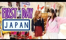 First Day in JAPAN | Shopping & Japanese Game Arcades! | ft. Sunnydahye