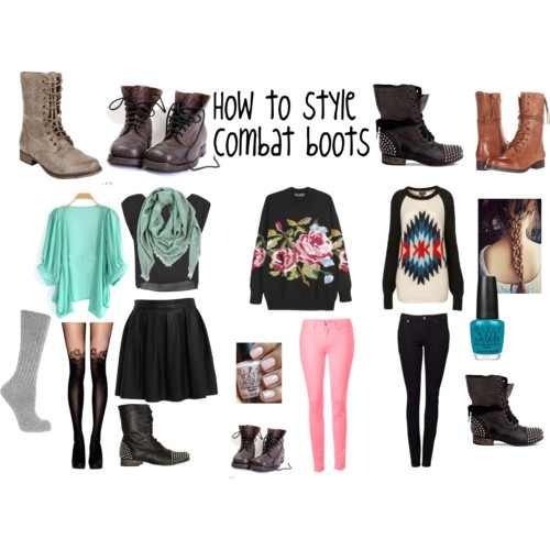 What do you wear with combat boots? Beautylish