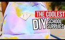 THE COOLEST DIY SCHOOL SUPPLIES | Mylifeaseva