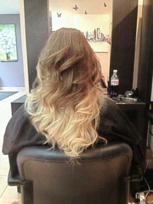 brown and platine blond