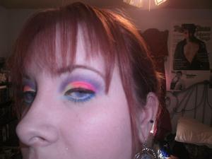 my recreations of Xsparkage's "Electro-Candy Rave" Look