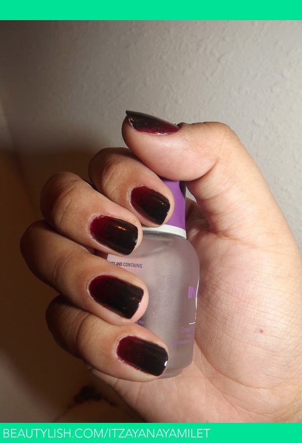 Black and Red Gradient Nails | Itzayana C.'s (itzayanayamilet) Photo |  Beautylish