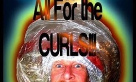 Natural Hair Tutorial: Using Saran Wrap To Curl Natural Hair..What????