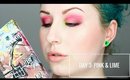 URBAN DECAY BASQUIAT - DAY 3: PINK & LIME| 1 PALETTE FOR A WEEK