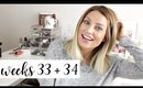 Twin Pregnancy Vlog Weeks 33 + 34: Almost there! | Kendra Atkins