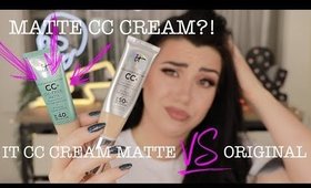 It CC Cream Matte Review | Wear Test VS ORIGINAL