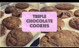 TRIPLE CHOCOLATE COOKIES | LoveFromDanica