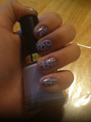 This is a very cute and easy way to style and rock out Leopard nails. Perfect for spring
Charming #211 by Revlon 