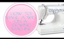 How To: Make a Wig on a Sewing Machine