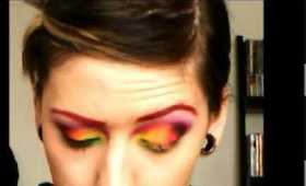 Neon Rave Makeup with the Sleek Acid Palette