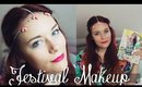 Festival Makeup Tutorial (Collab with TinyTwisst) | TheCameraLiesBeauty