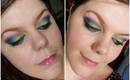 Bright Electro Eyes · Make Up! (Purple, Lime and Blue!)