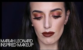 Mariah Leonard Inspired Makeup - Warm Orange Tones | Mariah Alexandra