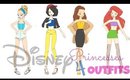 4 OUTFITS For DISNEY PRINCESSES | 2016 STYLE