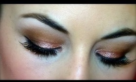 Bronzed Smokey Eye Using MAC Tan Pigment (Fancy Face Friday 6-14-13)!!!!