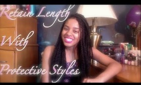 HOW TO RETAIN HAIR LENGTH USING HAVANNA/MARLEY TWISTS!