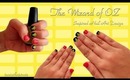 ~ The Wizard of Oz Inspired Nail Art Design ~ Wicked Witch of the West & Ruby Slippers ~